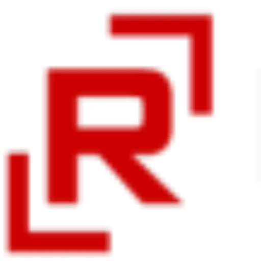 A black and white logo of the company eli.